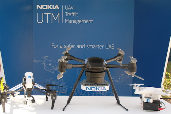 Dron s technologií pro řízení dopravy od Nokia | Zdroj: nokia.com