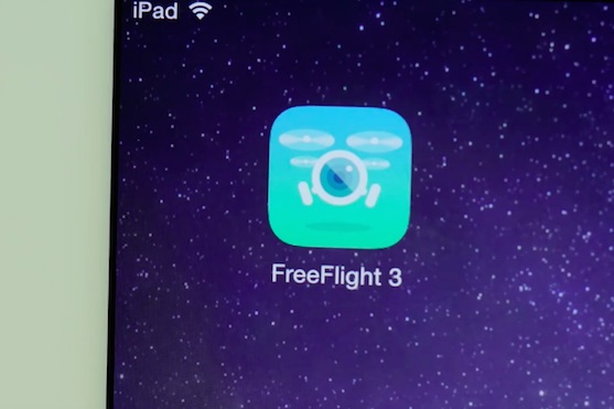 Ikona aplikace FreeFlight 3 | Zdroj: video