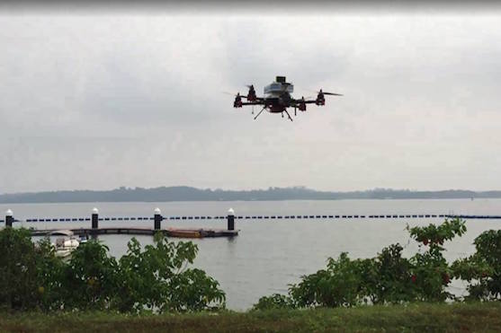 Singapurská pošta SignPost otestovala doručování pomocí dronů | Zdroj: facebook.com - SignPost