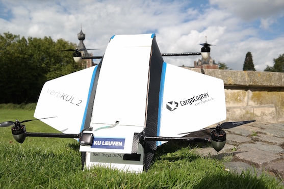 Hybridní dron VertiKUL 2 z Belgické dílny | Zdroj: Bart Theys, KU Leuven